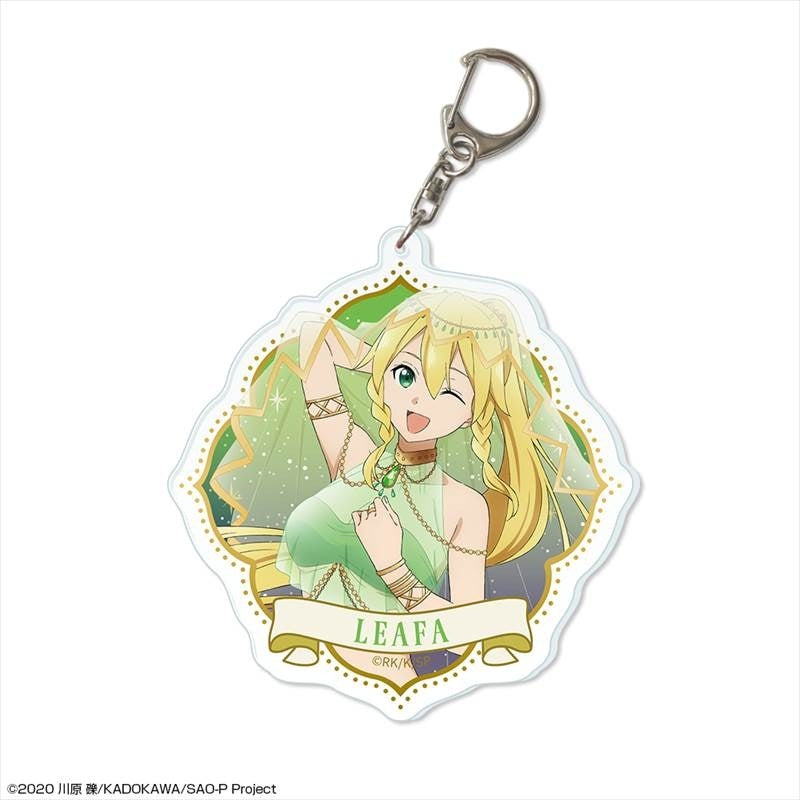 (Goods - Keychain) Sword Art Online Big Acrylic Keychain Design 02 (Leafa/Dancer ver.) (feat. Exclusive Art)