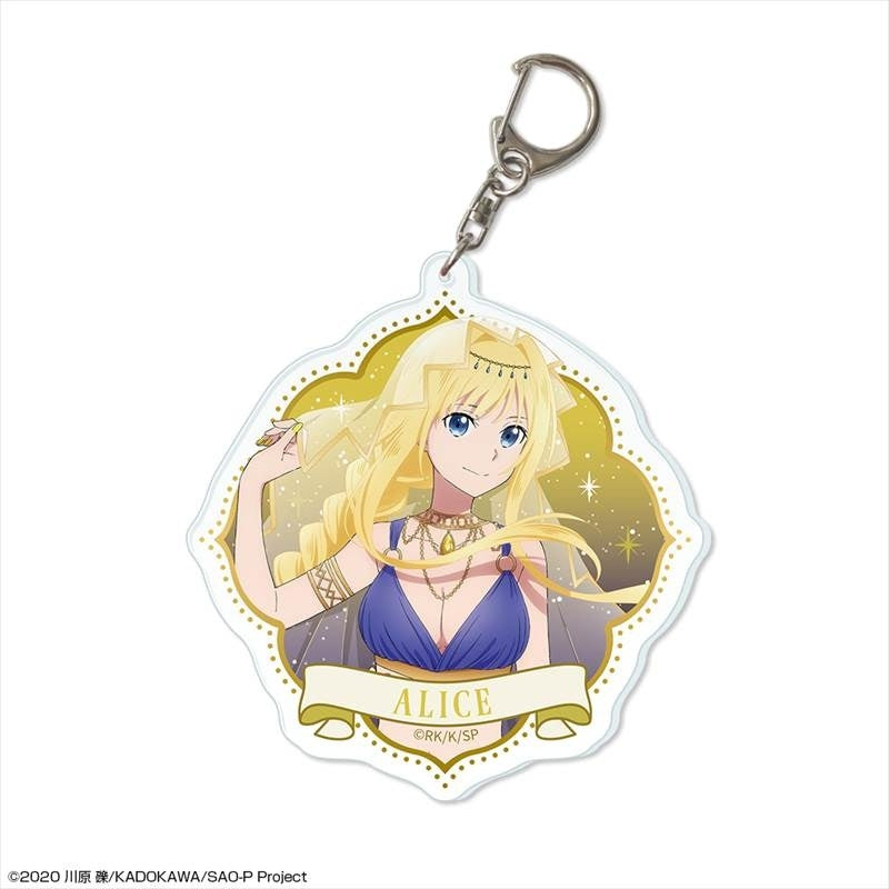 (Goods - Keychain) Sword Art Online Big Acrylic Keychain Design 05 (Alice/Dancer ver.) (feat. Exclusive Art)