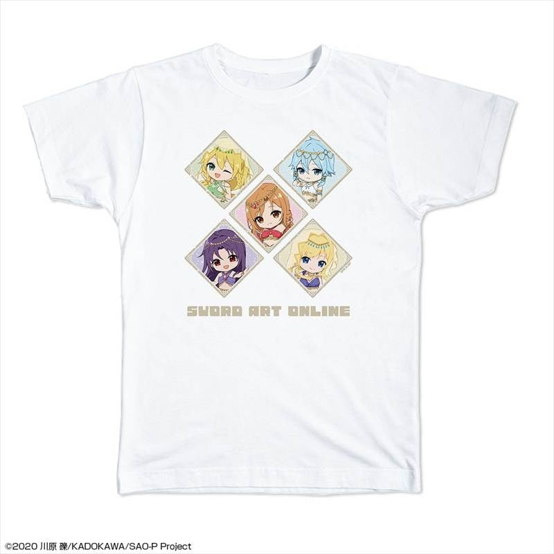 (Goods - Shirt) Sword Art Online T-shirt XL Size (Ensemble/Chibi Chara Dancer ver.)