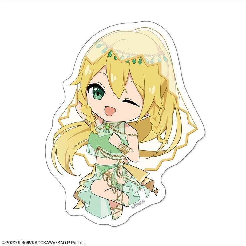 (Goods - Sticker) Sword Art Online Sticker Design 02 (Leafa/Chibi Chara Dancer ver.)