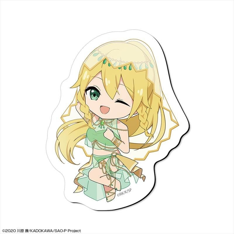 (Goods - Magnet) Sword Art Online Magnet Sheet Design 02 (Leafa/Chibi Chara Dancer ver.)