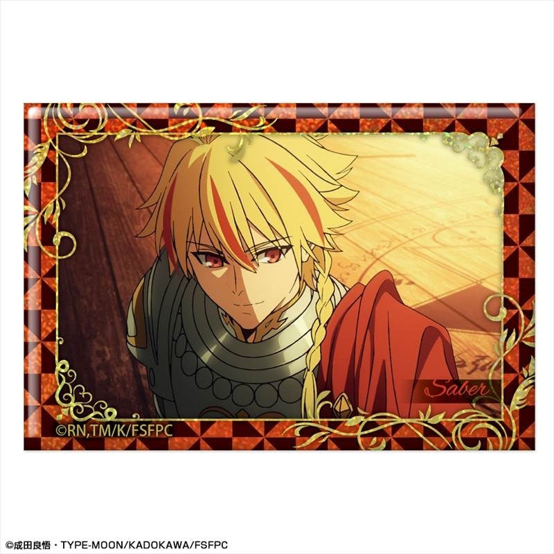 (Goods - Badge) TV Anime Fate/strange Fake Holographic Button Badge Design 03 (Saber/A)