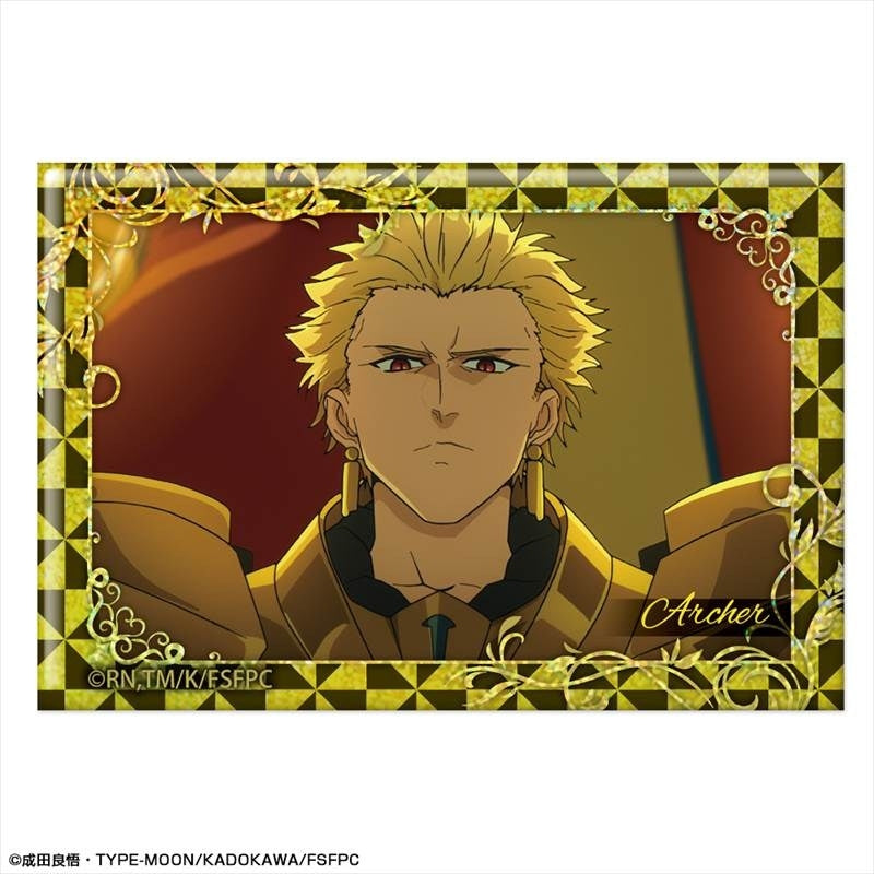 (Goods - Badge) TV Anime Fate/strange Fake Holographic Button Badge Design 08 (Archer/B)