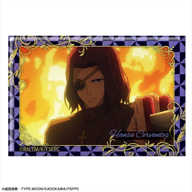 (Goods - Badge) TV Anime Fate/strange Fake Holographic Button Badge Design 18 (Hansa Cervantes)