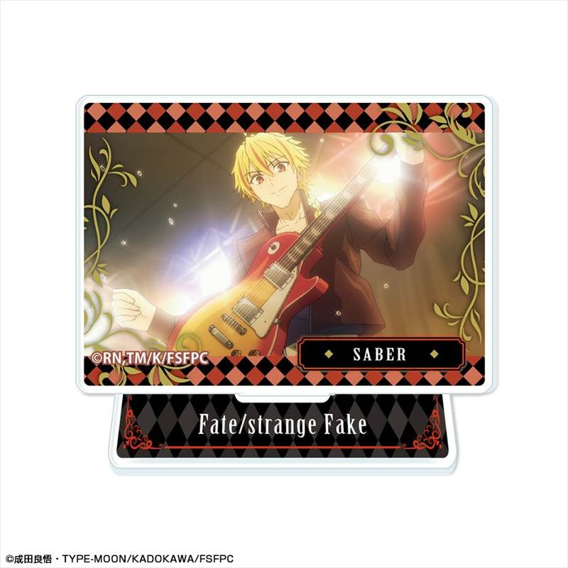 (Goods - Acrylic Stand) TV Anime Fate/strange Fake Mini Acrylic Stand Design 04 (Saber/B)
