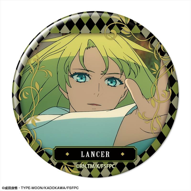 (Goods - Badge) TV Anime Fate/strange Fake Button Badge Design 12 (Lancer/B)