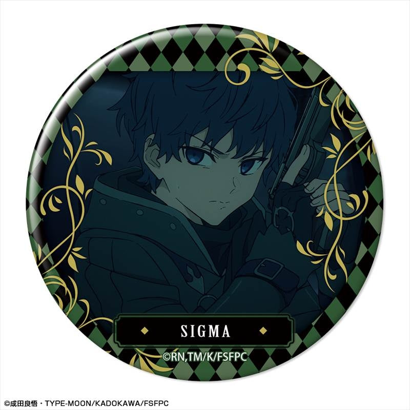 (Goods - Badge) TV Anime Fate/strange Fake Button Badge Design 17 (Sigma/B)
