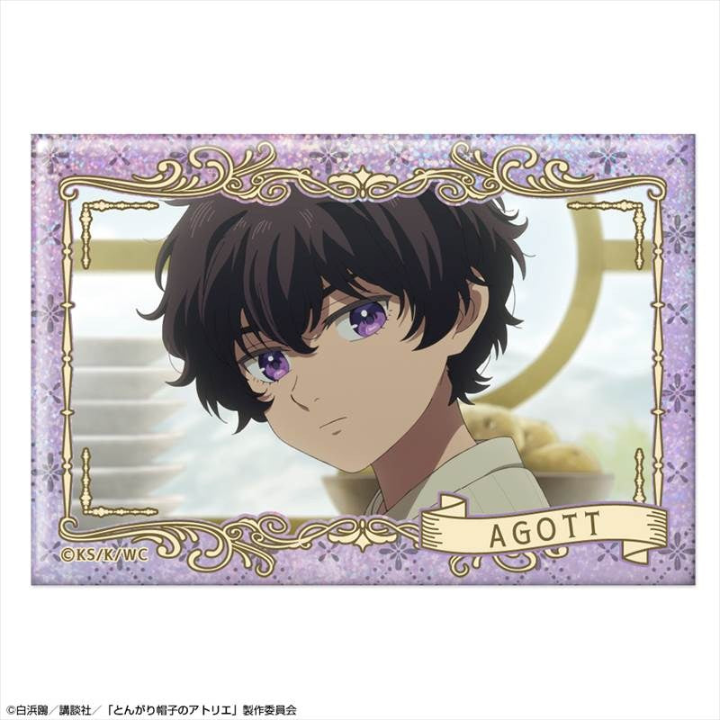 (Goods - Badge) Witch Hat Atelier TV Anime Holographic Button Badge Ver. 2 Design 09 (Agott)