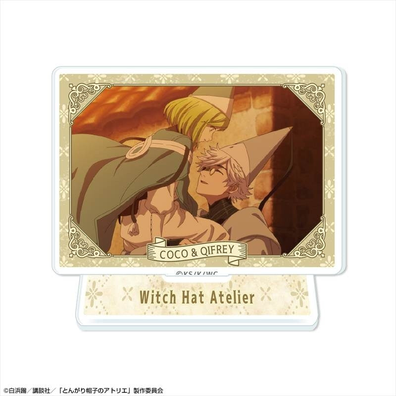 (Goods - Stand Pop) Witch Hat Atelier TV Anime Mini Acrylic Stand Design 16 (Coco & Qifrey)