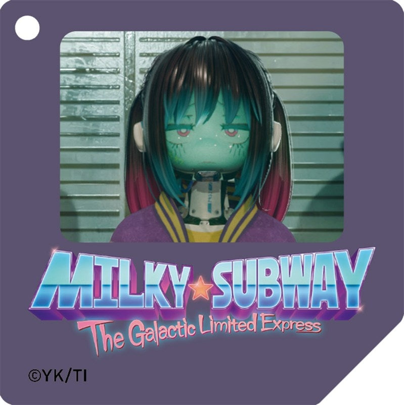 (Goods - Key Chain) Milky Subway Floppy Disc Type Acrylic Key Chain
