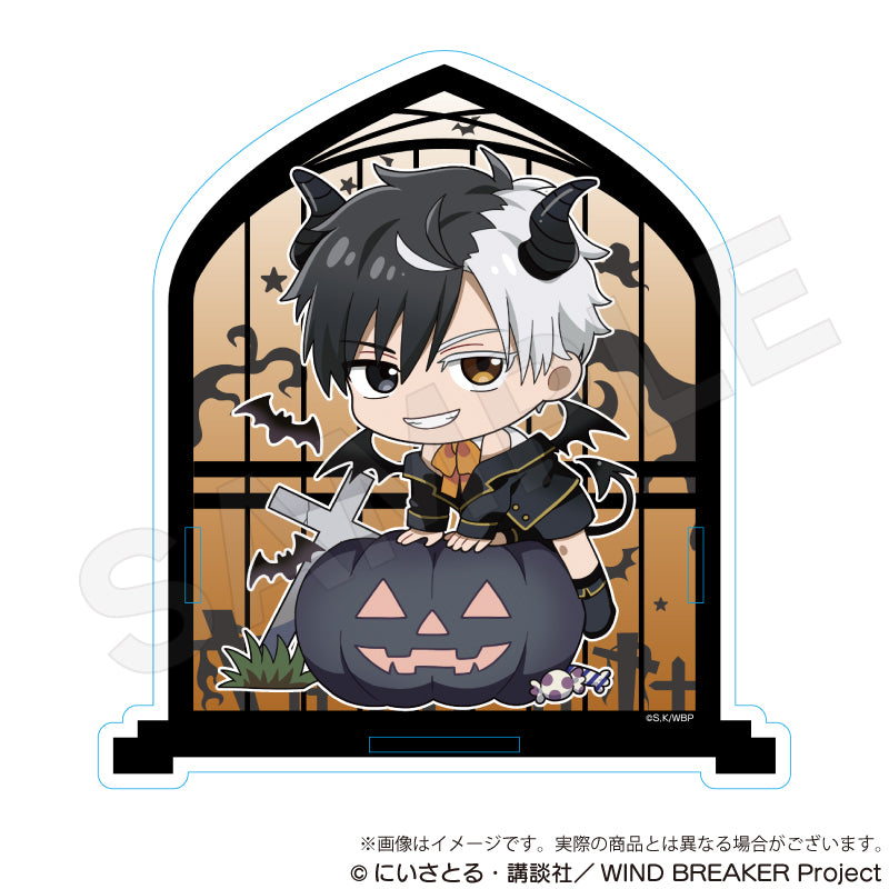 (Goods - Pen Stand) WIND BREAKER Acrylic Pen Stand Black Halloween ver. Haruka Sakura