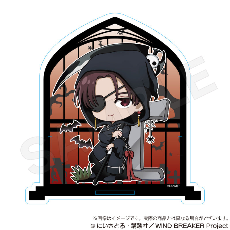 (Goods - Pen Stand) WIND BREAKER Acrylic Pen Stand Black Halloween ver. Hayato Suo