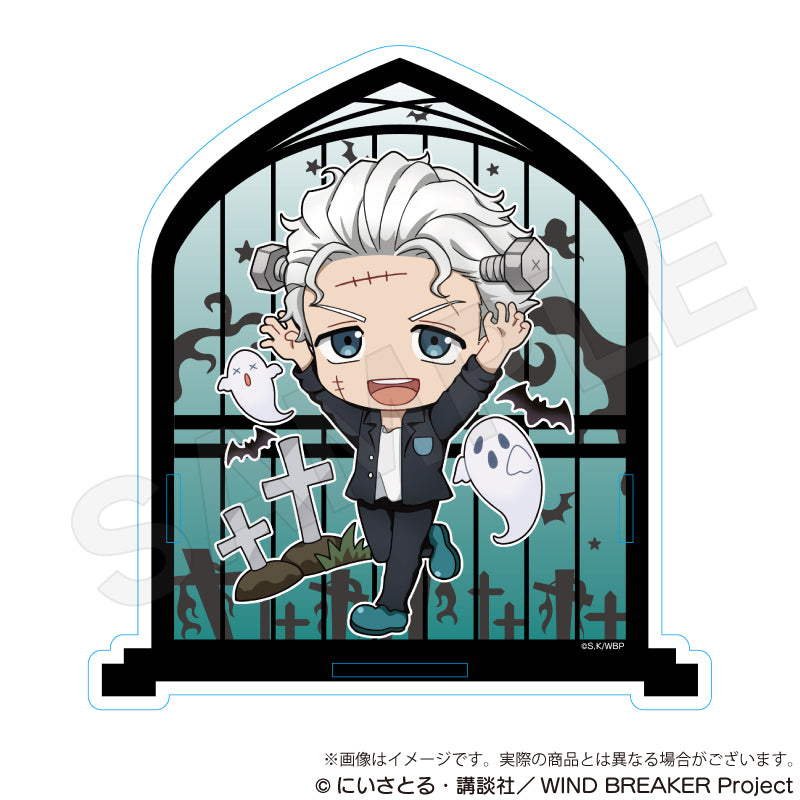 (Goods - Pen Stand) WIND BREAKER Acrylic Pen Stand Black Halloween ver. Hajime Umemiya