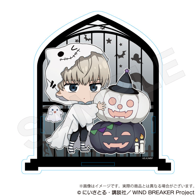 (Goods - Pen Stand) WIND BREAKER Acrylic Pen Stand Black Halloween ver. Ren Kaji