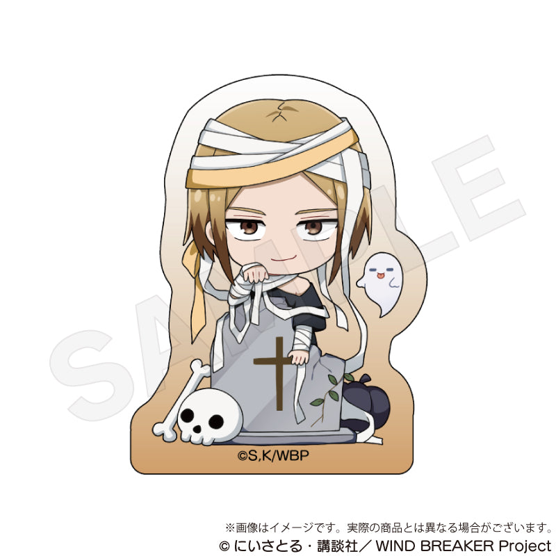 (Goods - Ornament) WIND BREAKER Acrylic Block Black Halloween ver. Kota Sako