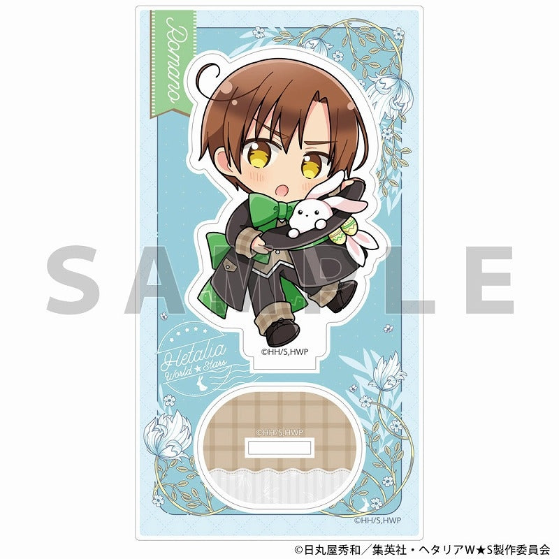 (Goods - Stand Pop) Hetalia World★Stars Acrylic Stand (Romano/Easter)