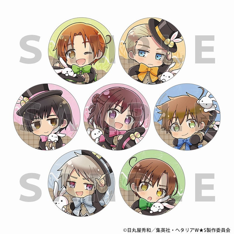 (1BOX=7)(Goods - Badge) Hetalia World★Stars Trading Button Badge (Easter/ver. A)