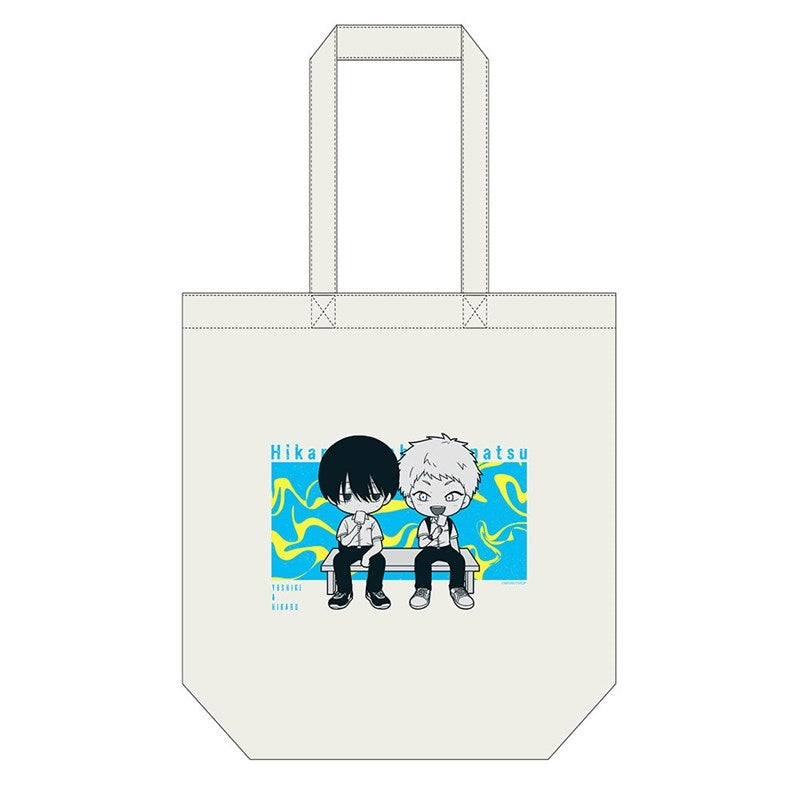 (Goods - Bag) The Summer Hikaru Died Chibi Tote Bag (Yoshiki & Hikaru/Uniform)