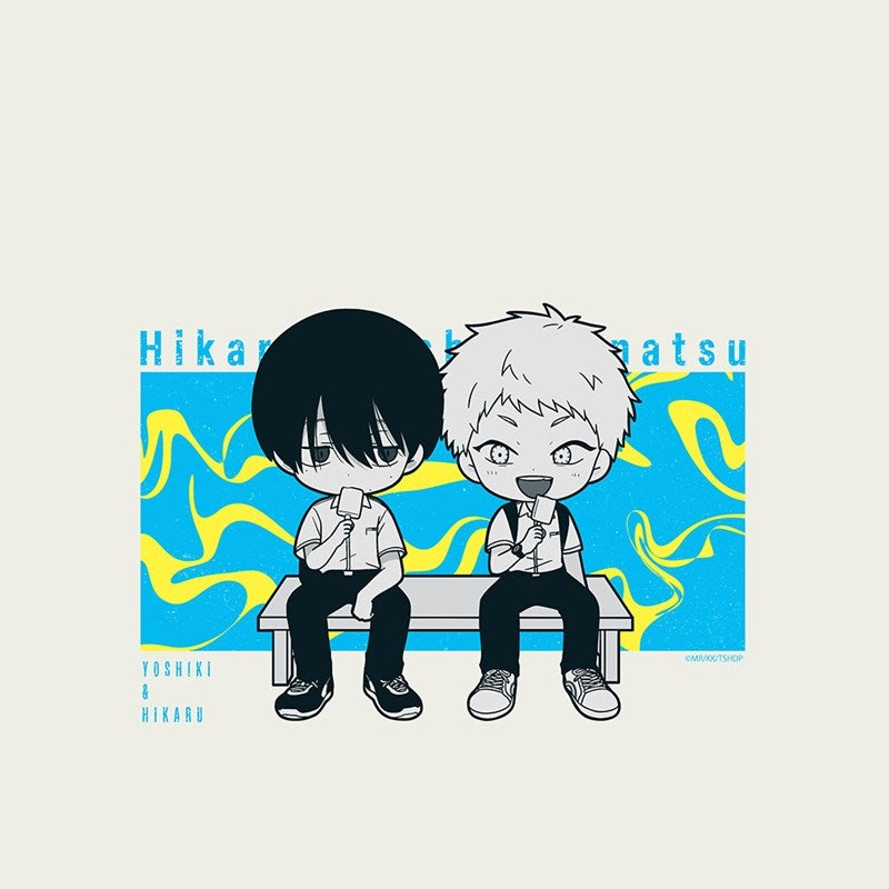 (Goods - Bag) The Summer Hikaru Died Chibi Tote Bag (Yoshiki & Hikaru/Uniform)