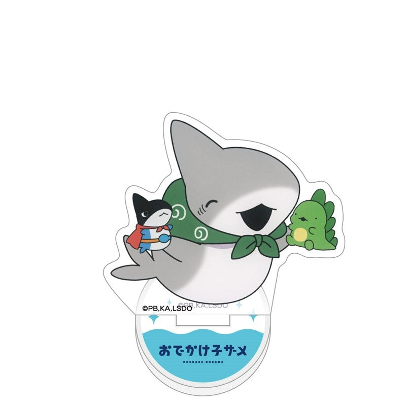 (Goods - Acrylic Stand) Odekake Kozame Mini Acrylic Stand (Shark Mask & Monster)