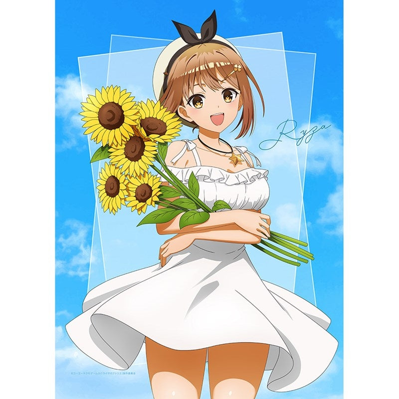 (Goods - Tapestry) Atelier Ryza Exclusive Art B2 Tapestry (Ryza/White Dress) Double Suede