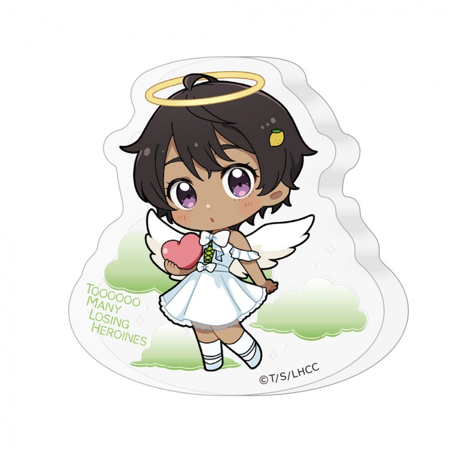 (Goods - Ornament) Too Many Losing Heroines! Die-cut Acrylic Block (Lemon Yakishio/Angel)
