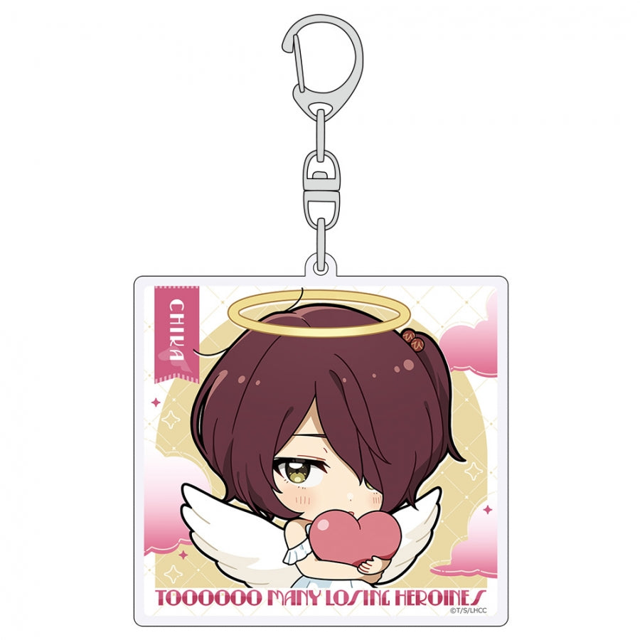 (Goods - Keychain) Too Many Losing Heroines! Acrylic Keychain (Chika Komari/Angel)
