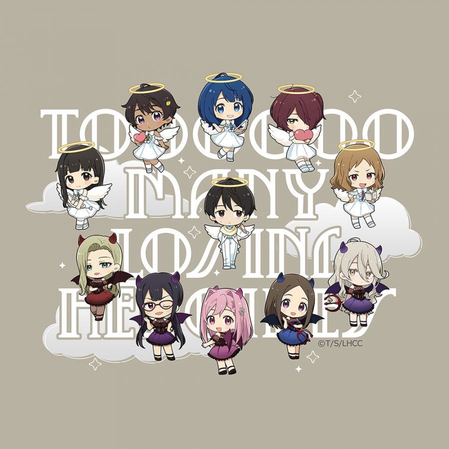 (Goods - Shirt) Too Many Losing Heroines! T-shirt (Angel & Devil) M Size