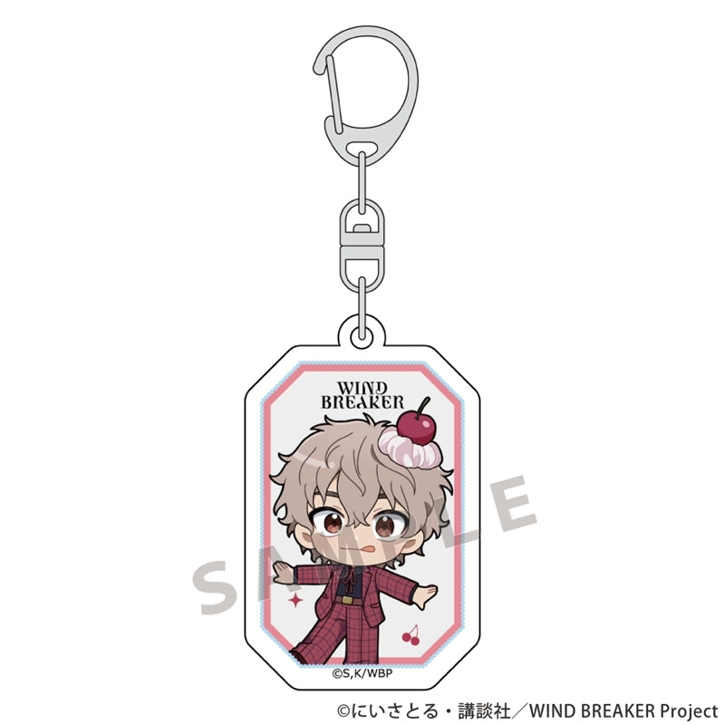 (Goods - Keychain) WIND BREAKER Acrylic Keychain (Choji Tomiyama/Whipped Cream & Cherry )