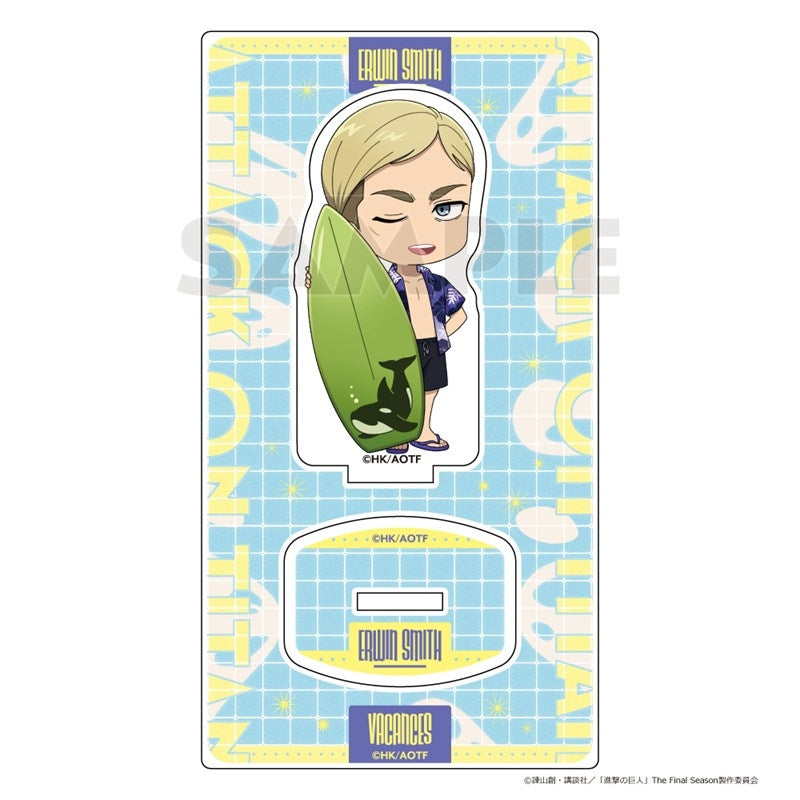 (Goods - Acrylic Stand) Attack on Titan Acrylic Stand (Erwin/Vacation)