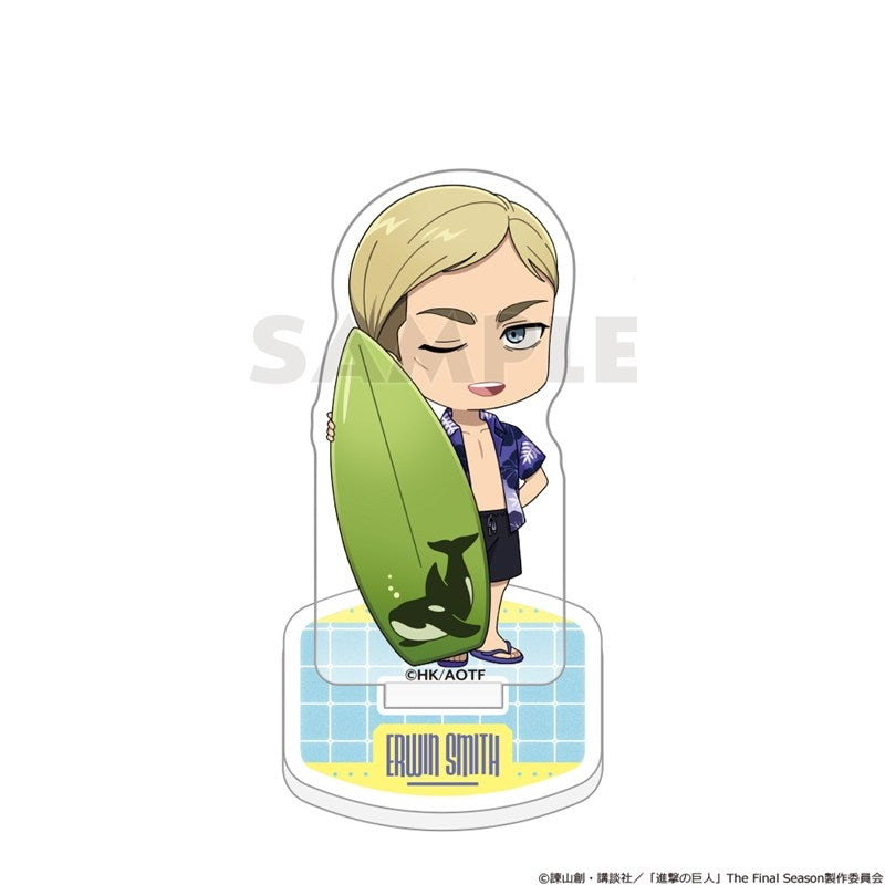 (Goods - Acrylic Stand) Attack on Titan Acrylic Stand (Erwin/Vacation)