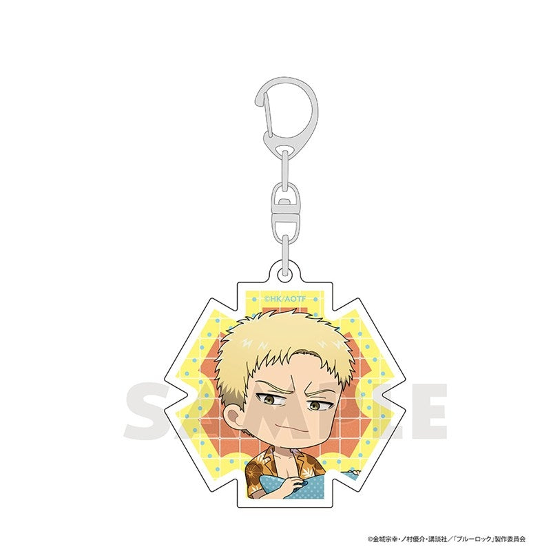 (Goods - Keychain) Attack on Titan Acrylic Keychain (Reiner/Vacation)