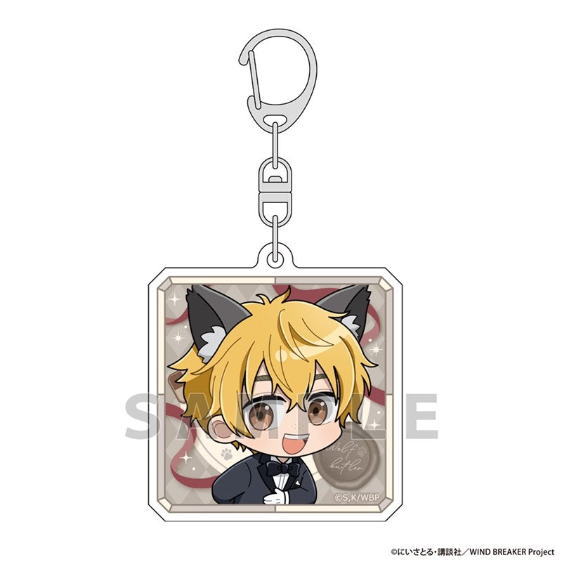(Goods - Keychain) WIND BREAKER Acrylic Keychain (Akihiko Nirei/Wolf Butler)