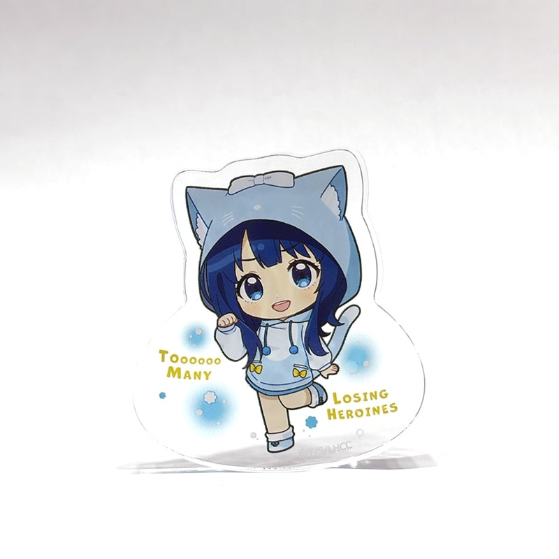 (Goods - Ornament) Too Many Losing Heroines! Die-cut Acrylic Block (Anna Yanami/Animal Hoodie)