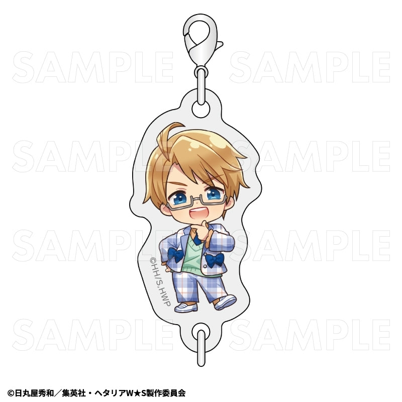 (Goods - Keychain) Hetalia World★Stars Connectable Acrylic Keychain - America (Balletcore Style)