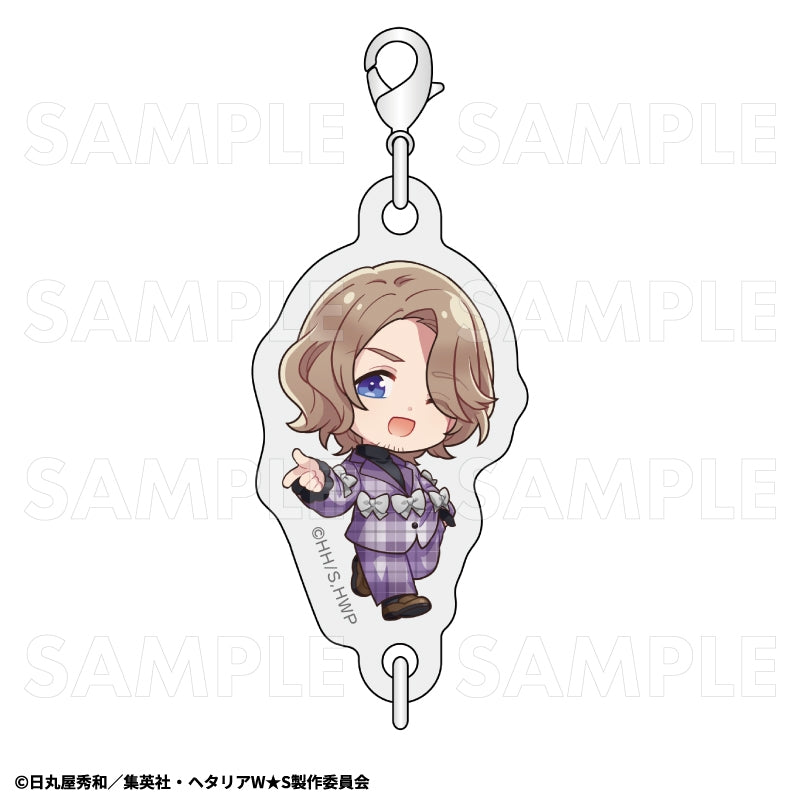 (Goods - Keychain) Hetalia World★Stars Connectable Acrylic Keychain - France (Balletcore Style)
