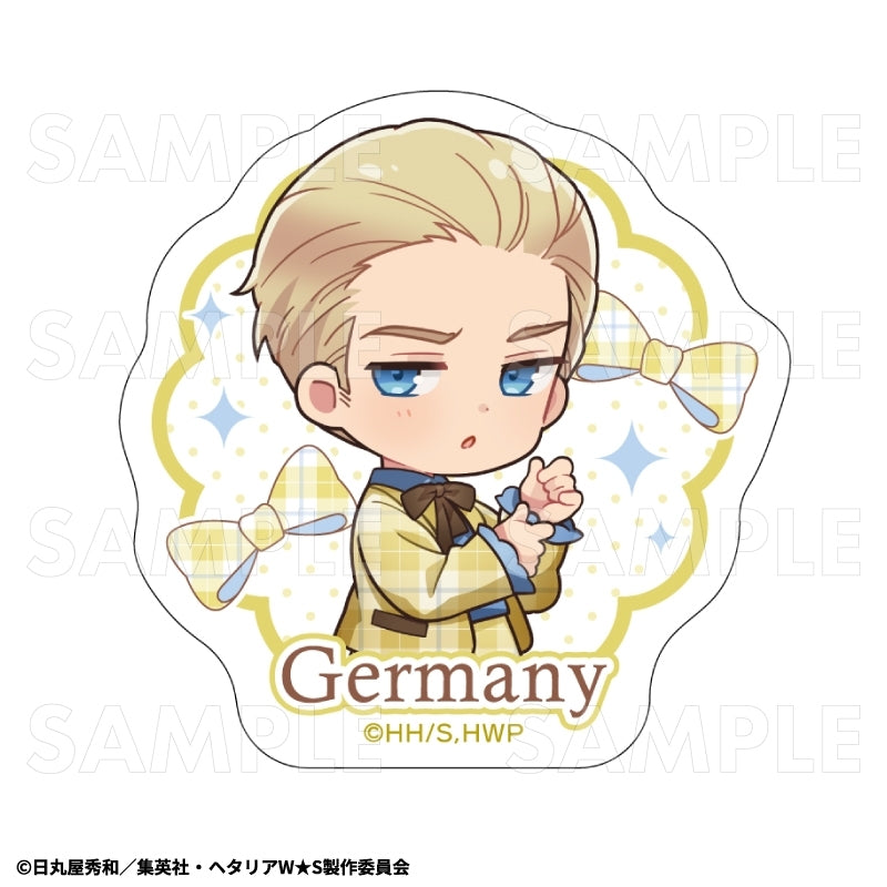 (Goods - Sticker) Hetalia World★Stars Die-cut Sticker - Germany (Balletcore Style)