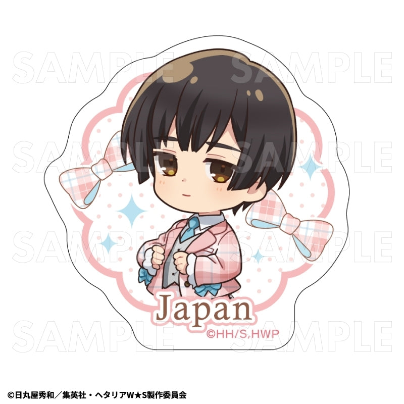 (Goods - Sticker) Hetalia World★Stars Die-cut Sticker - Japan (Balletcore Style)