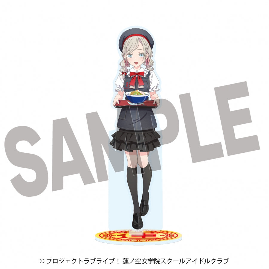 (Goods - Acrylic Stand) Love Live! Hasunosora Jogakuin School Idol Club x Hachi-ban Ramen Collab BIGAcrylic Stand Ceras Yanagida Lilienfeld