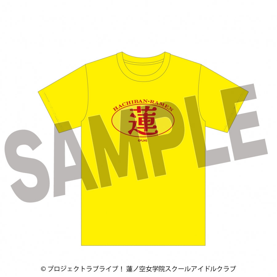 (Goods - Shirt) Love Live! Hasunosora Jogakuin School Idol Club x Hachi-ban Ramen Collab Souvenir T-shirt B