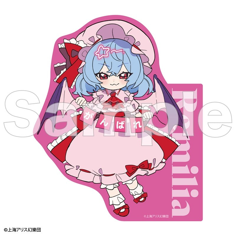 (Goods - Sticker) Touhou Project FureFriends BIG Sticker Remilia Scarlet