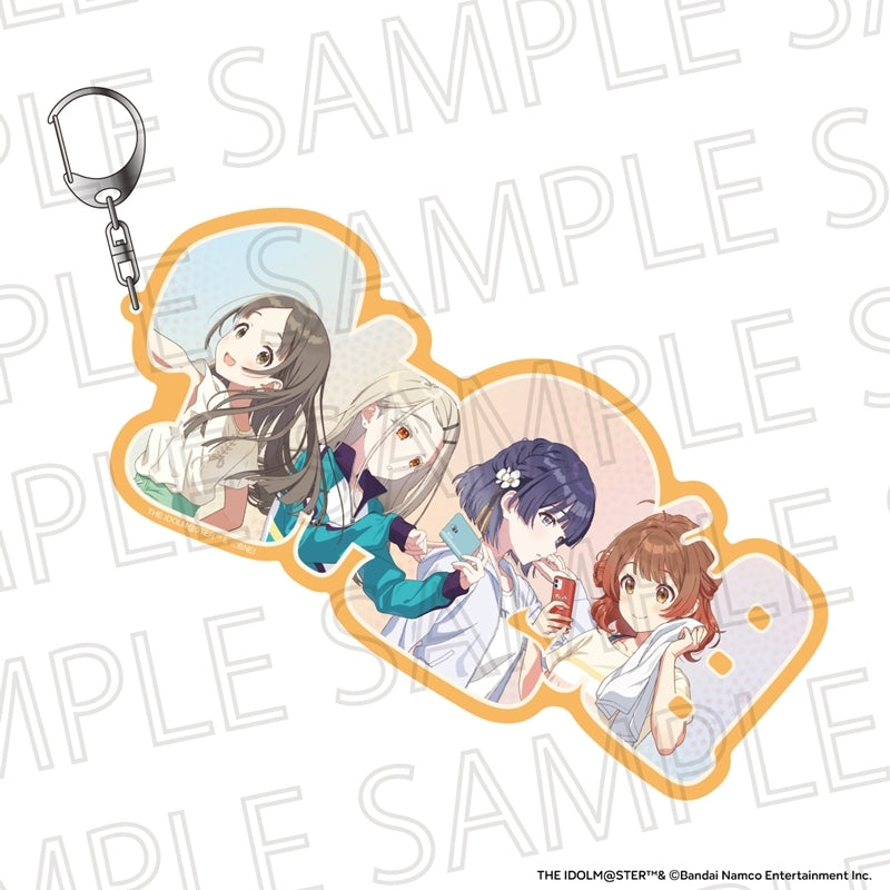 (Goods - Keychain) Gakuen iDOLM@STER Name Frame Keychain Freshaman Grp 2