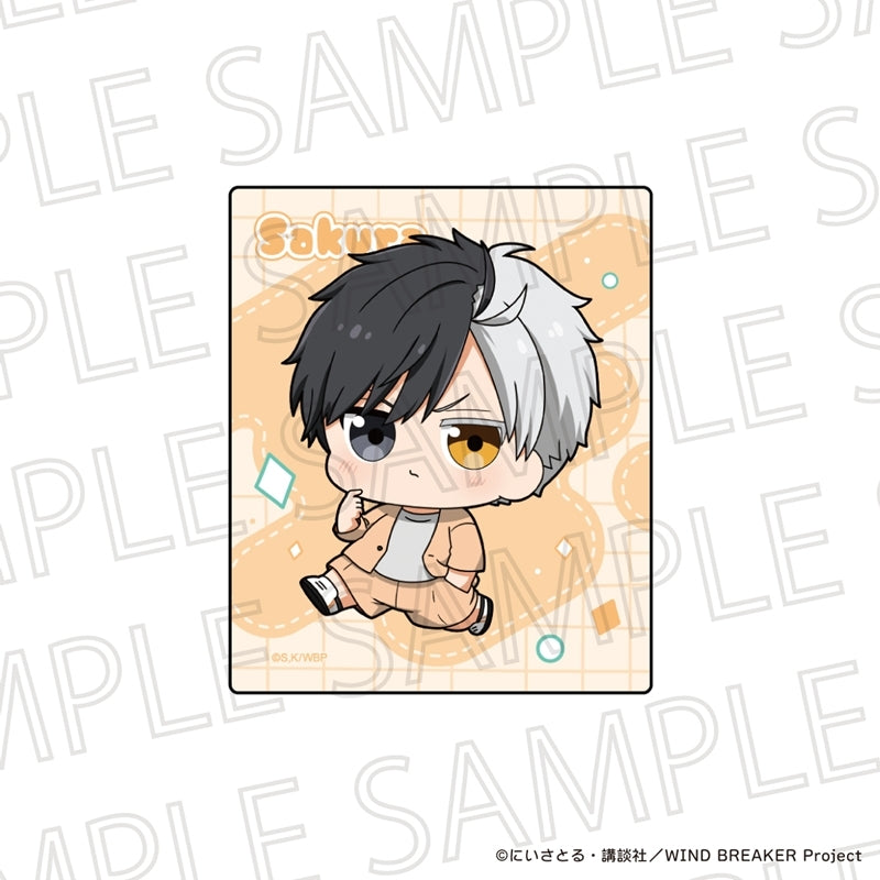 (Goods - Sticker) WIND BREAKER Puchiteku Square Cut Sticker Haruka Sakura