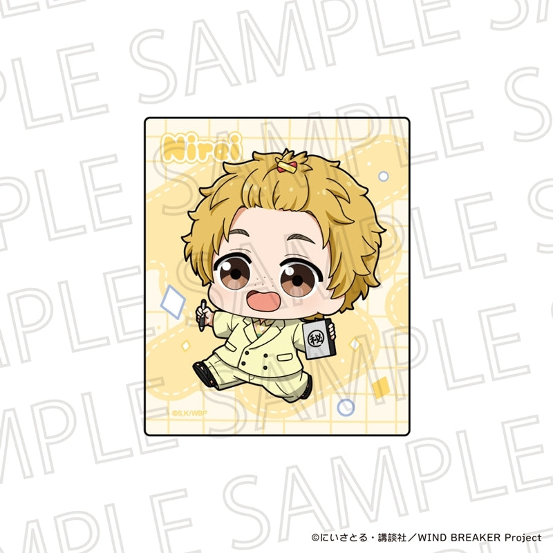 (Goods - Sticker) WIND BREAKER Puchiteku Square Cut Sticker Akihiko Nirei