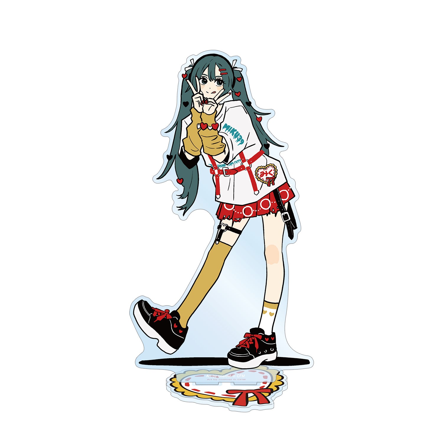 (Goods - Acrylic Stand) Hatsune Miku Exclusive Art Hatsune Miku (HeArt ver.) Art by coalowl BIG Acrylic Stand ver. A