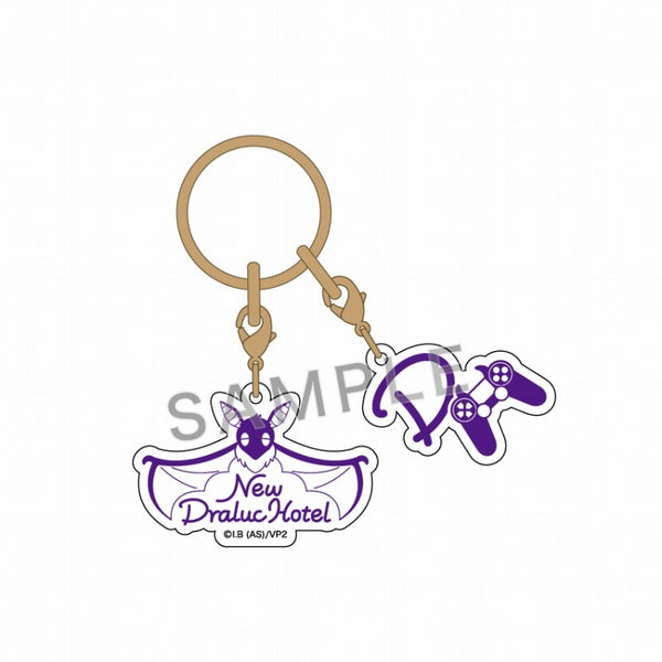 (Goods - Key Chain) The Vampire Dies in No Time 2 Hotel Collab Vol.2 Acrylic Initial Key Chain Draluc