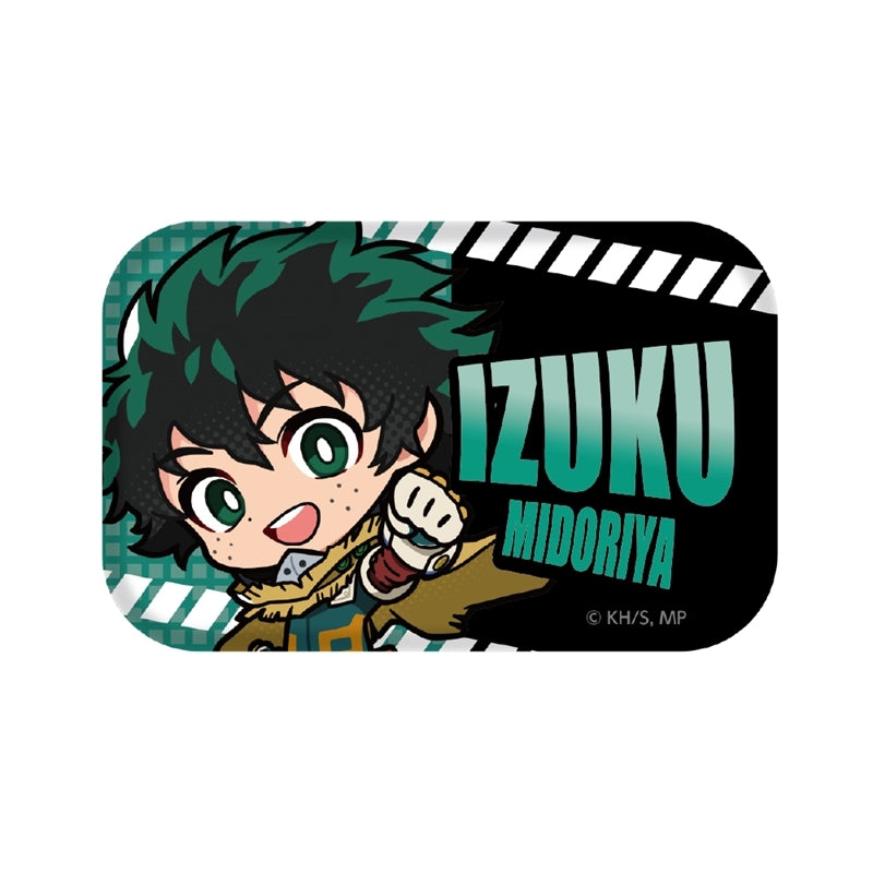 (1BOX=11)(Goods - Badge) My Hero Academia Chibi Chara Trading Name Button Badge (11 Types)