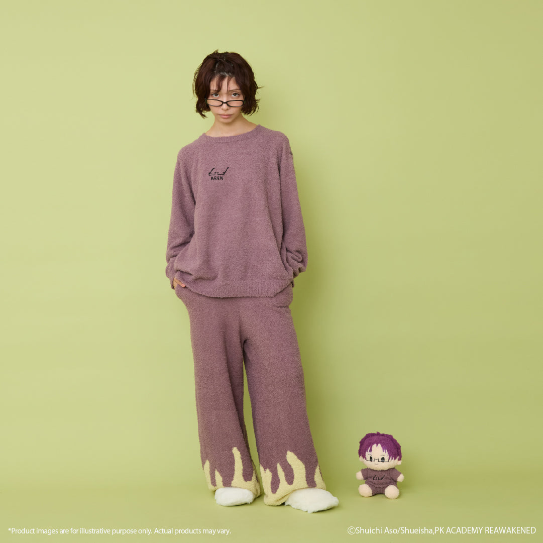 (Goods - Loungewear) Anime The Disastrous Life of Saiki K. Aren Kuboyasu Loungewear Long Pants (Ladies')