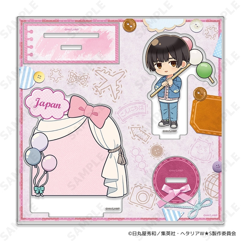 (Goods - Acrylic Stand) Hetalia World★Stars ~ Greetings with Denim Style. ~ Acrylic Stand 3. Japan