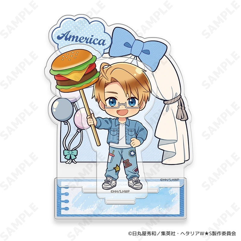 (Goods - Acrylic Stand) Hetalia World★Stars ~ Greetings with Denim Style. ~ Acrylic Stand 4. America